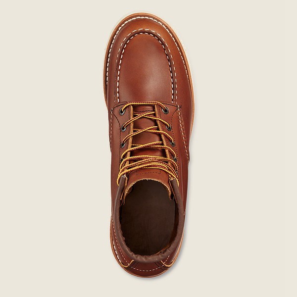 Red Wing Iş Botu Erkek - Traction Tred - 6-Inch Soft Toe - Kahverengi - 08PAIYBQR